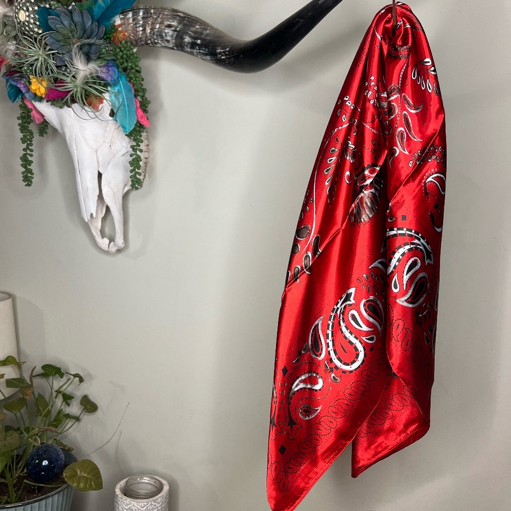 Brilliant Red Wild Rag